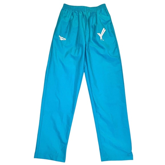 Vintage 1994 Reebok Victoria Canada Commonwealth Games Teal Nylon Trackpant - Picture 1 of 9